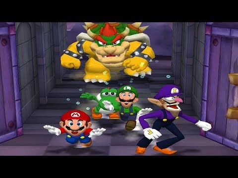 Mario Party 5 Mini Games - Mario Vs Yoshi Vs Luigi Vs Waluigi (Master CPU)