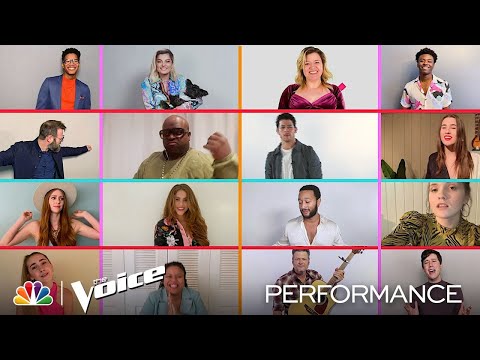 Bebe Rexha, CeeLo Green, Shakira, Artists and Coaches: "Let My Love Open the Door" - Voice Finale