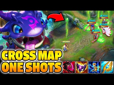 Thumbnail for I played the most ANNOYING Kog'Maw build of all-time (LONG RANGE ONE SHOTS!)