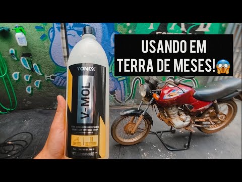 Thumbnail for V-MOL DA VONIXX NO TESTE REAL DE LAVAGEM ???? MOTO ENCARDIDA COM MUITA TERRA!