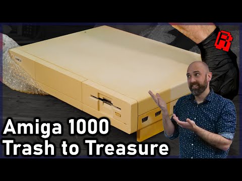 Thumbnail for Commodore Amiga 1000 Trash to Treasure Part 1 | Meet The Amiga