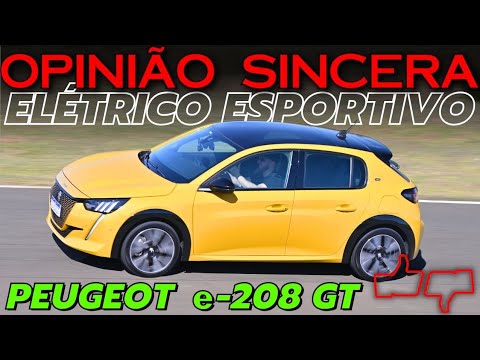 Peugeot e-208 GT elétrico - mais AUTONOMIA e menor PREÇO. Mas VALE a PENA? Um dia de testes na pista
