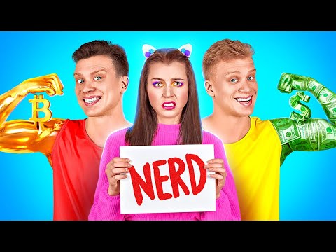 Thumbnail for ALUMNA RICA Y POPULAR VS. POBRE Y "NERD" || Deportista vs. "nerd" | Situación escolar por 123 GO!