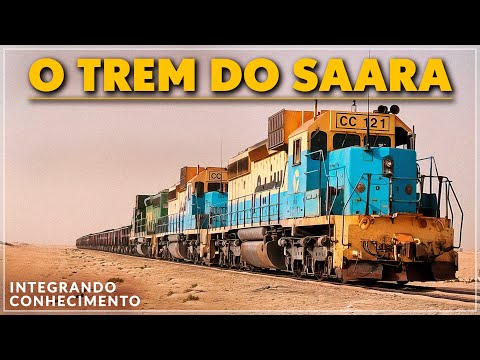 Esse trem atravessa o deserto do Saara