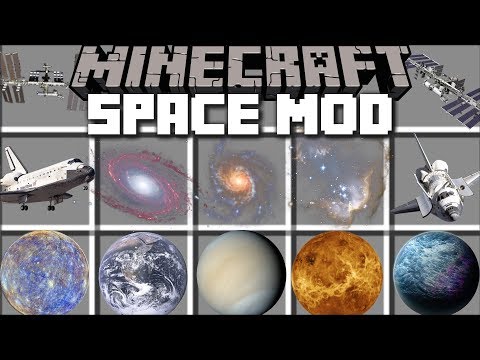 Thumbnail for Minecraft SPACE MOD / TRAVEL IN TO THE UNIVERSE AND FIGHT ALIENS!! Minecraft