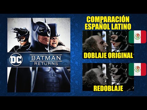 Batman Regresa [1992] Comparación del Doblaje Latino Original y Redoblaje | Español Latino