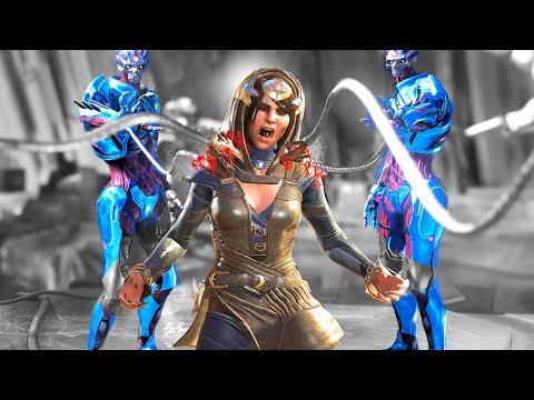 Injustice 2 All Super Moves on NIGHT SORCERESS ENCHANTRESS (All DLC to ENCHANTRESS)