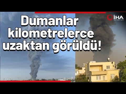 Adana&apos;da Geri Dönüşüm Tesisinde Yangın