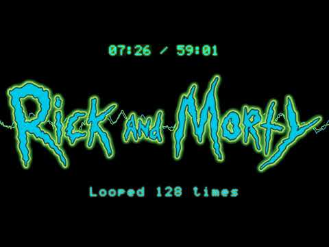 Thumbnail for 1 hour of Rick and Morty theme (Perfect looped 128 times)