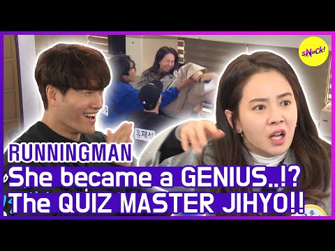 Thumbnail for [HOT CLIPS] [RUNNINGMAN] JIHYO, The Quiz MASTER???????? (ENG SUB)
