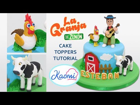 Thumbnail for LA GRANJA DE ZENÓN: Cómo hacer a BARTOLITO y a la vaca LOLA para tortas || Kaomi Tutoriales