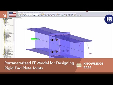 KB 001678 | Parameterized FE Model for Designing Rigid End Plate Joints