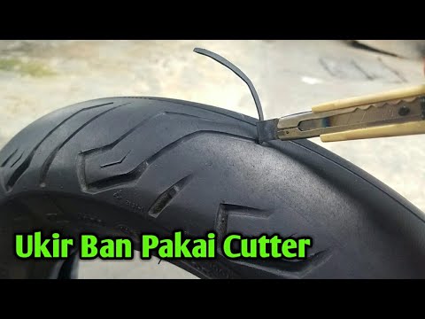 Thumbnail for CARA DARURAT..!!Mengukir ban motor sendiri agar tidak licin di musim hujan hanya menggunakan cutter