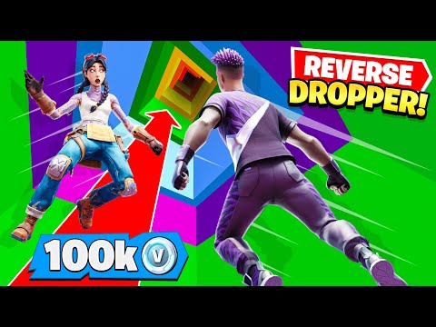 REVERSE DROPPER for 100,000 V-Bucks with Preston! (Fortnite)