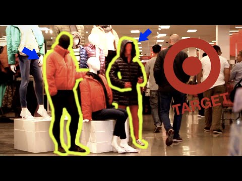 Thumbnail for Dressing up as mannequins and scaring people at TARGET!