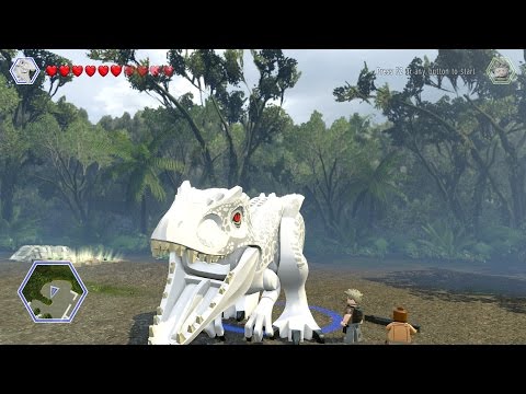 T- Rex Vs Indominus Rex Fight - LEGO Jurassic World