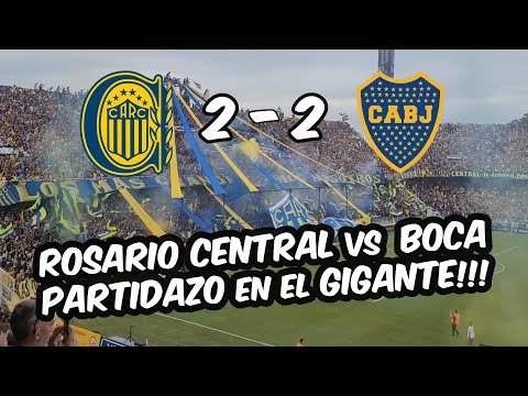 ROSARIO CENTRAL VS BOCA // EL PARTIDO DESDE LA TRIBUNA! // ESTADIO GIGANTE DE ARROYITO