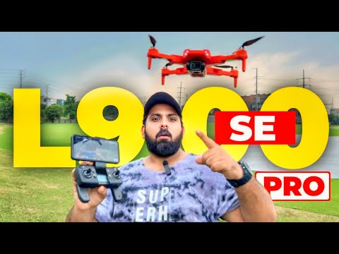 Thumbnail for L900 PRO SE 4K HD Dual Camera Drone Good Beginners Brushless GPS Drone Flight Test Review