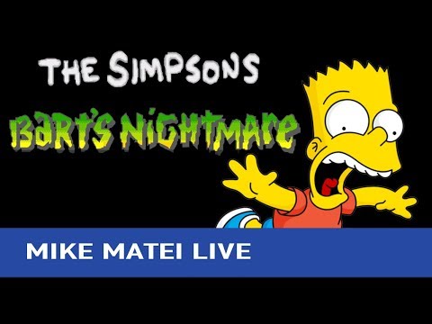 The Simpsons: Bart's Nightmare (SNES) Mike Matei Live