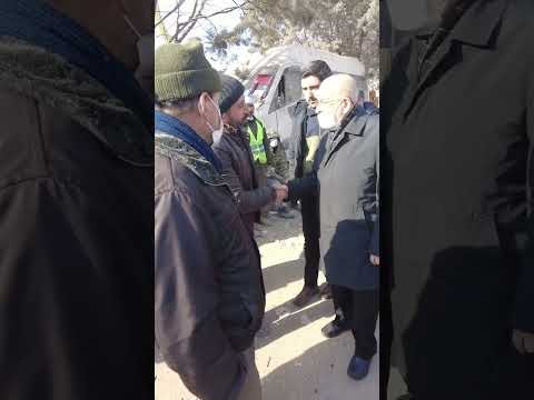 Thumbnail for Temel Karamollaoğlu, deprem felaketi sebebiyle Kahramanmaraş'ta vatandaşlarımızı ziyaret etti.