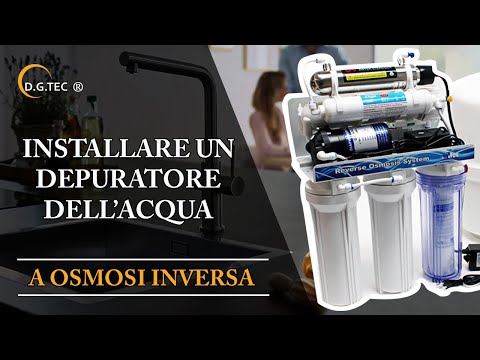 Come installare un depuratore per l'acqua domestico