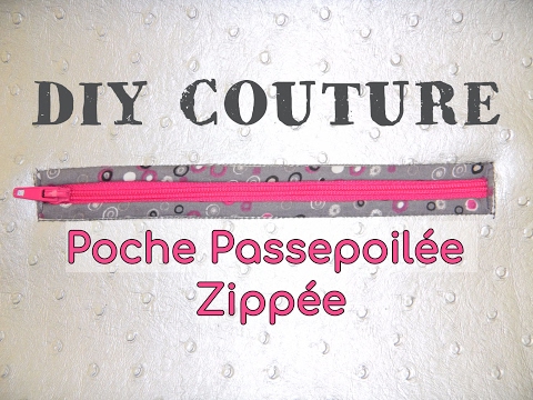 Thumbnail for Coudre une Poche Passepoilée Zippée - Tuto Couture DIY