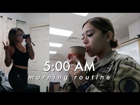 Thumbnail for 5 am *military* morning routine