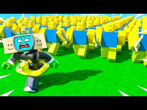 Thumbnail for I Hired 1,000 Roblox Noobs To TROLL MY FRIENDS!