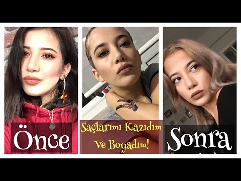 SİYAH BOYALI SAÇLARIMI NASIL AÇTIM?