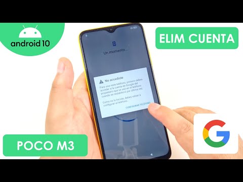 Eliminar Cuenta de Google Xiaomi Poco M3