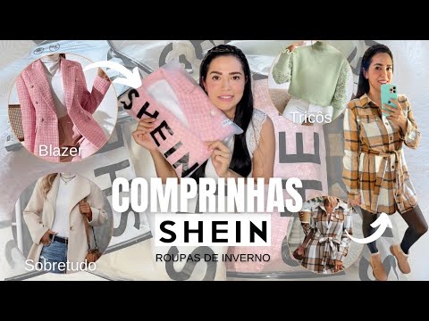 ????COMPRAS NA SHEIN | Outono/Inverno:Blazer,sobretudo,tricôs+provando peças lindas????????