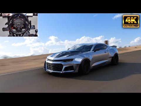 Thumbnail for 1200HP angry sounding Camaro ZL1 - Forza Horizon 5 | Thrustmaster TS-PC Racer Gameplay