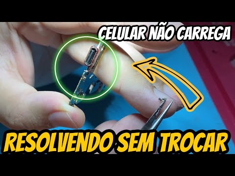 Thumbnail for Celular com dificuldade para carregar como resolver entrada tipo C  | Samsung, Motorola E Xiaomi