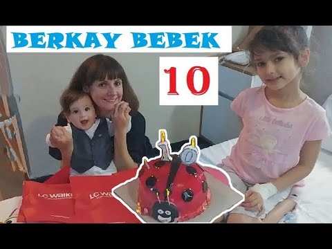 HASTANEDE DOĞUM GÜNÜ KUTLAMASI. BERKAY BEBEK 10 AYLIK OLDU. EĞLENCELİ  VLOG VİDEO
