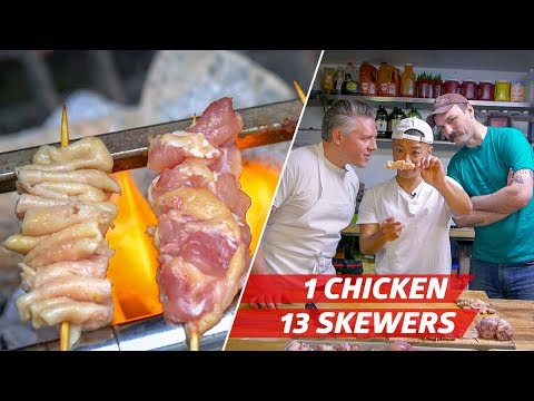 Thumbnail for How Yakitori Master Atsushi Kono Makes 13 Skewers Out of One Chicken — Prime Time