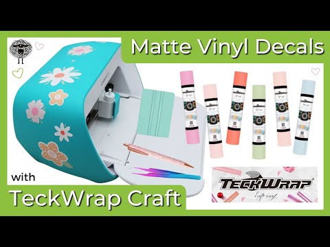 Matte Vinyl Decals with TeckWrap Craft Vinyl