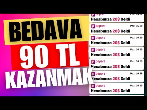 BEDAVA 90 TL PARA KAZANMAK ???? ÇALIŞMADAN PARA KAZANMA FORMÜLÜ ???? İNTERNETTEN PARA KAZANMA 2024