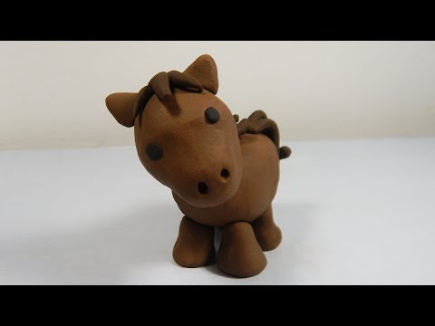 Thumbnail for Cómo hacer un caballo de plastilina paso a paso fácil, explicado, arcilla polimérica