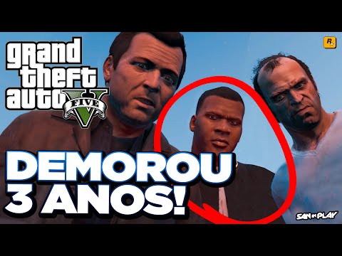 ESSE cara DEMOROU 3 ANOS pra ZERAR O GTA V! - O motivo é Surpreendente! (Saiba o porque...)