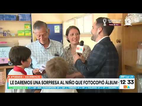 Sebastián fotocopió el álbum del mundial y se hizo viral. Tu Día, 2022