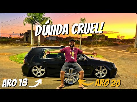 ARO 18 OU 20 NO GOLF? Falei falei e fiquei na dúvida ???? QUAL A SUA OPINIÃO?