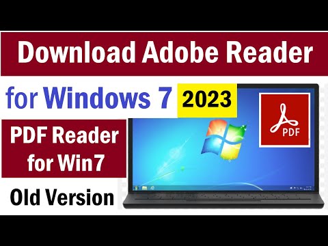 How To Download Adobe Reader For Windows 7 | Adobe Reader Free Download For Windows 7 32-bit | #PDF