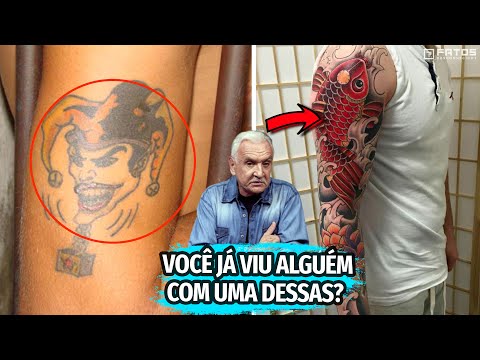 Os significados das tatuagens feitas na cadeia
