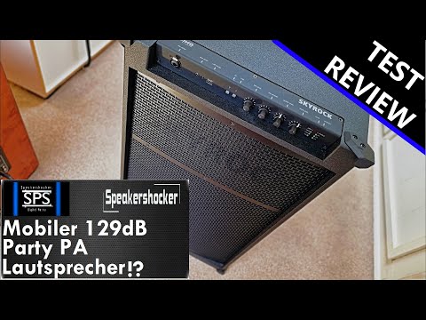 Thumbnail for SKYROCK! Mobile PA PARTYBOX mit BASS. Test | Review | Soundcheck. Party Lautsprecher für unterwegs?