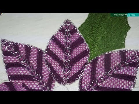 [Puntada Fantasía] Nochebuena con hojas de la Berenjena | Un Mundo Maravillisa