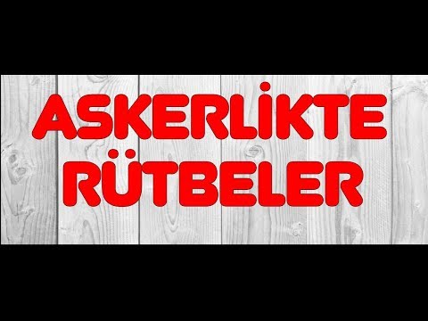 KİME KOMUTANIM DEMELİ ? (Askerlik, Rütbeler)