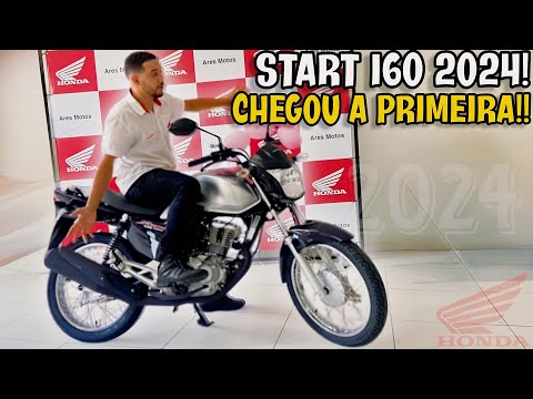 ENCONTREI A NOVA START 2024! A Primeira da Concessionária ????Honda Start 160 2024 Review em 4K 60 F