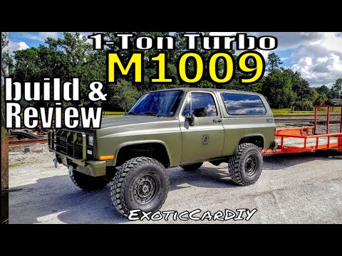 Thumbnail for TURBO, 1 TON  M1009 CUCV, Full review of my build!
