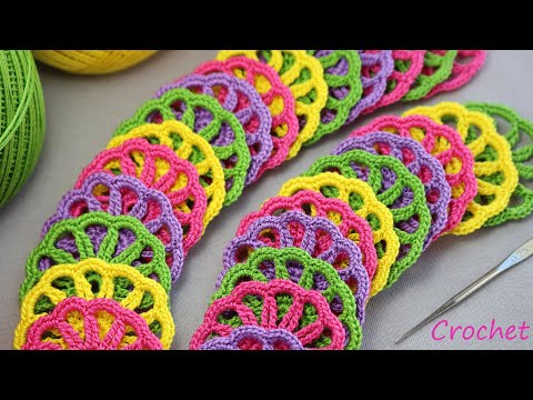 Thumbnail for ВЯЖУ КРЮЧКОМ что-то ИНТЕРЕСНОЕ!  Вязание из остатков пряжи  Easy to Crochet pattern for beginners