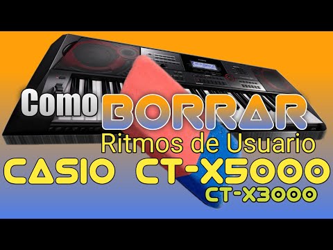 Thumbnail for Como BORRAR ritmos de Usuario en Teclados Casio Ct-x5000 & Ct-x3000